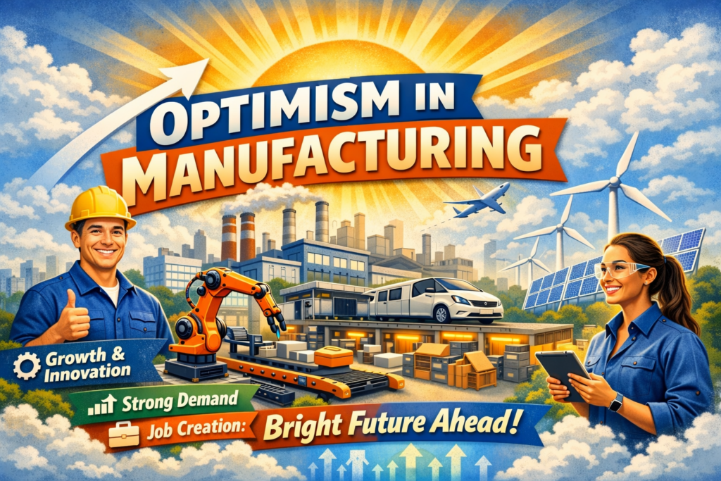 optimism in manufacturing
