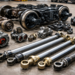 railroad car components, gearboxes, and hydraulic cylinder rods