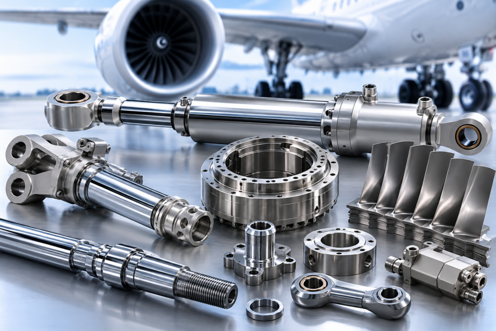 Aerospace Components that Require Hard Chrome Plating or Electroless Nickel Plating